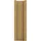 Ekena Millwork 8-in W x 24-in D x 28-in H Westlake Slat Rough Cedar Woodgrain TimberThane Outlooker, Primed Tan OUTUR080X24X28WTL24RCPR - alternate 4